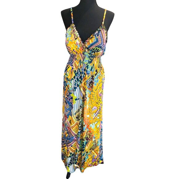 Plus Size Coral Red Abstract Print Travel Set